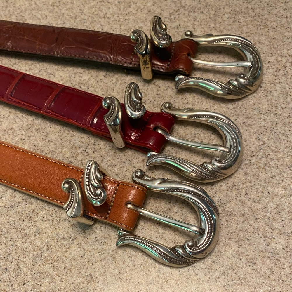 Trio of belts - size medium